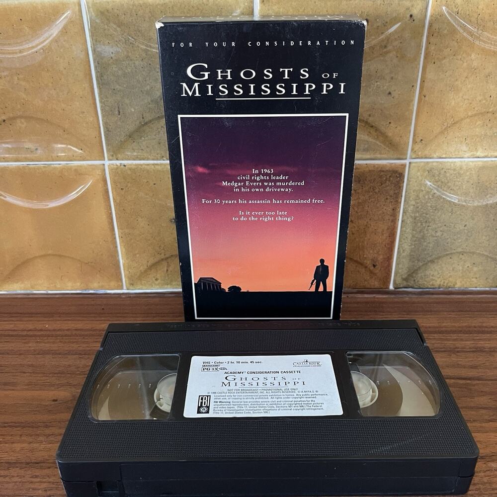 Ghosts of Mississippi VHS 1996 Academy Screener FYC Castle Rock